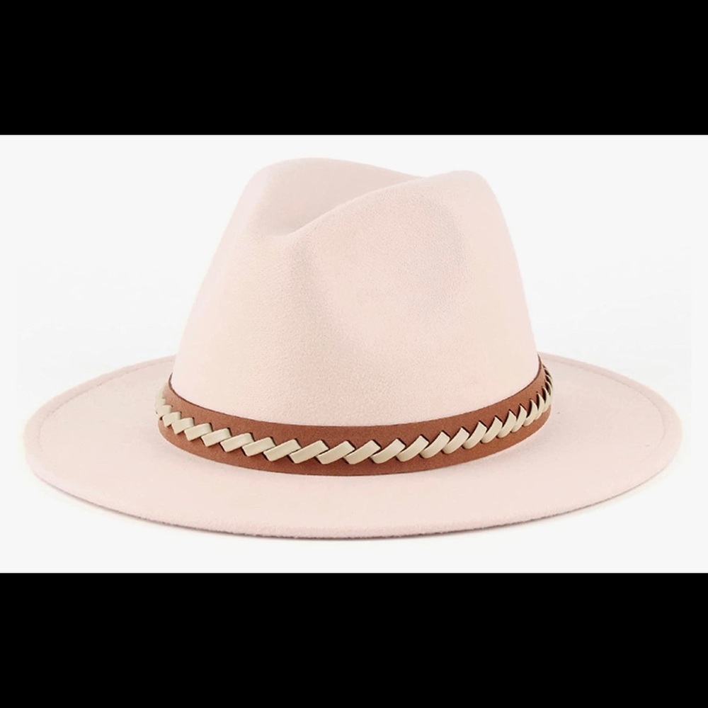 Classic Wide Brim Fedora Hat Floppy Panama Hat